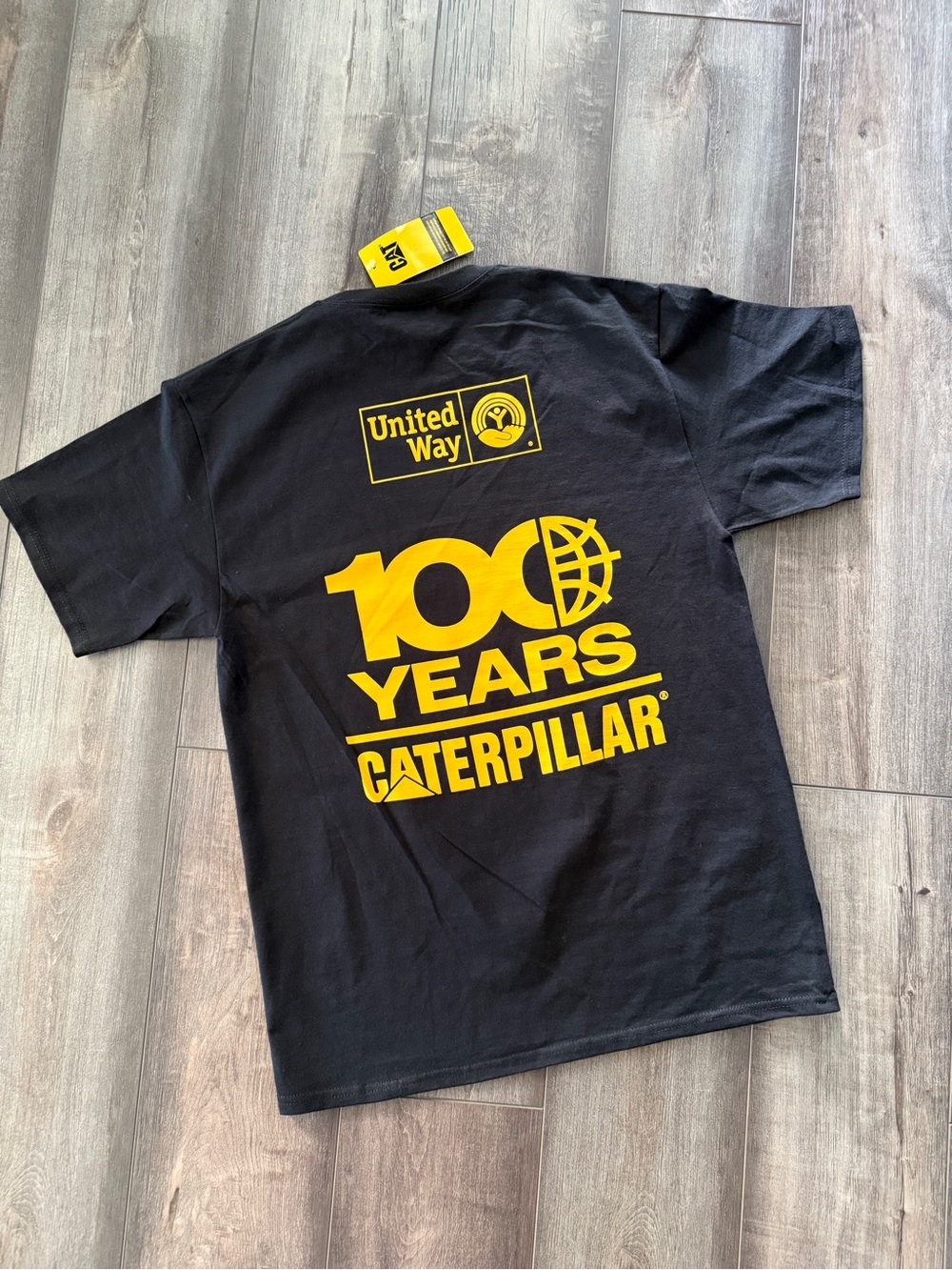 Caterpillar 100 Years / Live United t-shirt size Medium NWT